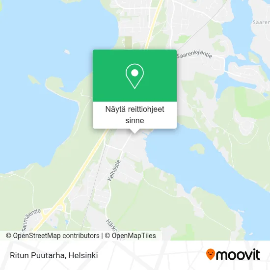 Ritun Puutarha kartta