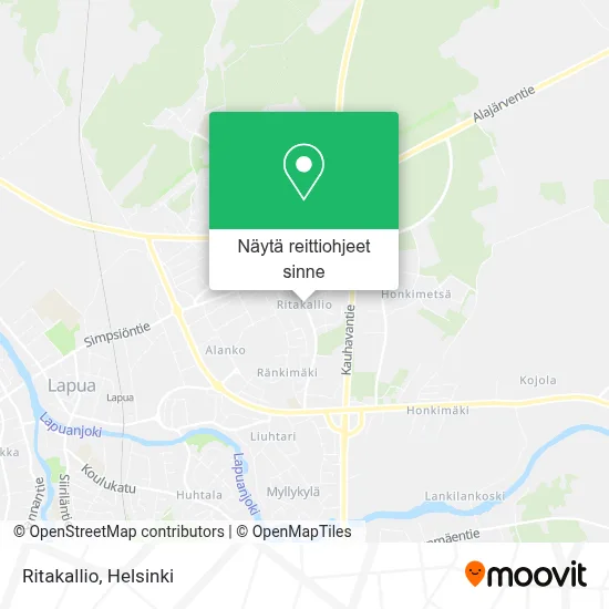 Ritakallio kartta