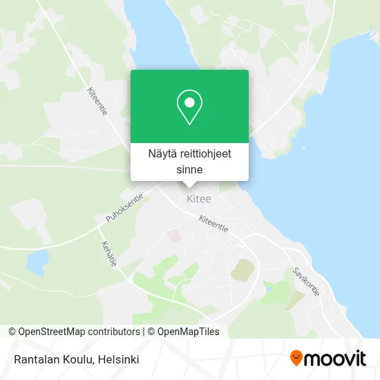 Rantalan Koulu kartta