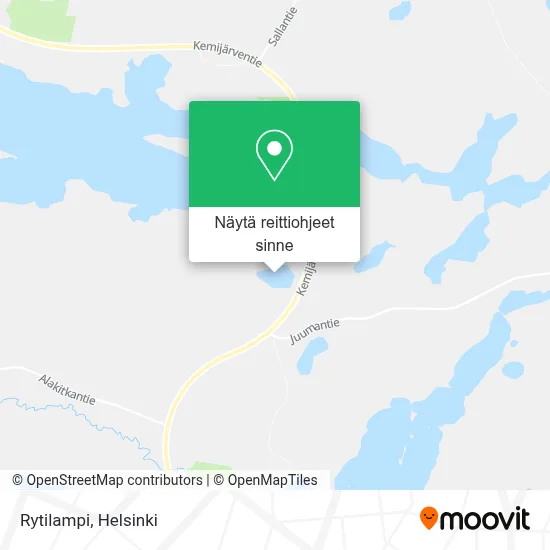 Rytilampi kartta