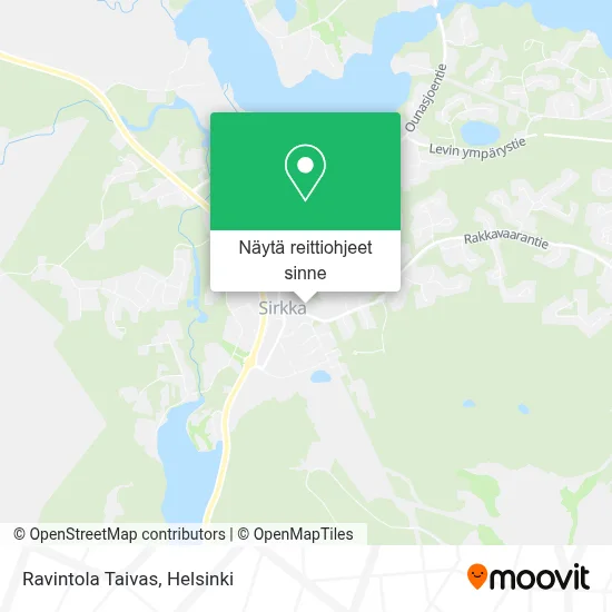 Ravintola Taivas kartta