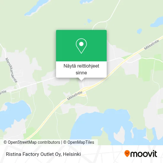 Ristina Factory Outlet Oy kartta