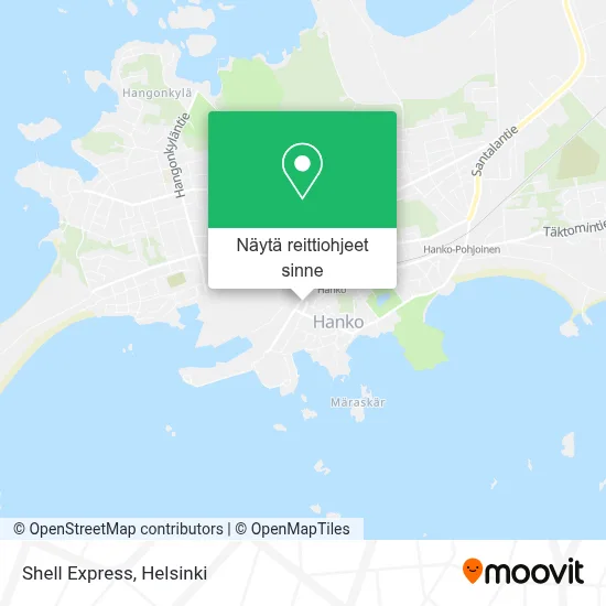 Shell Express kartta