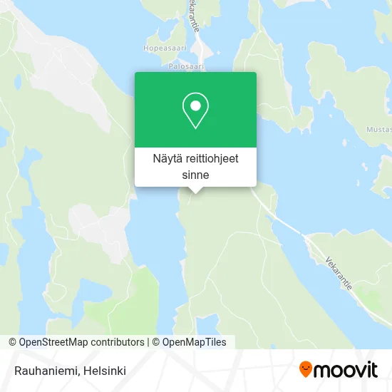 Rauhaniemi kartta