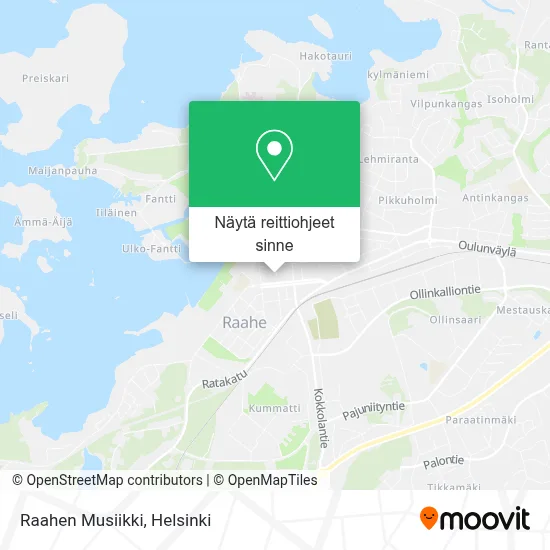 Raahen Musiikki kartta