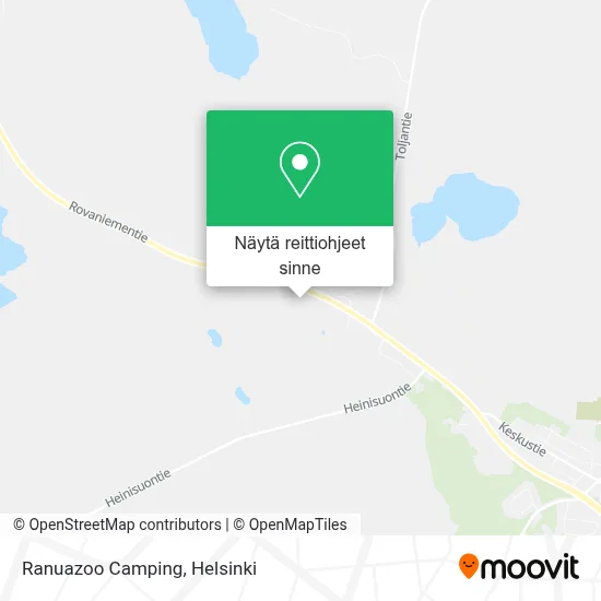 Ranuazoo Camping kartta
