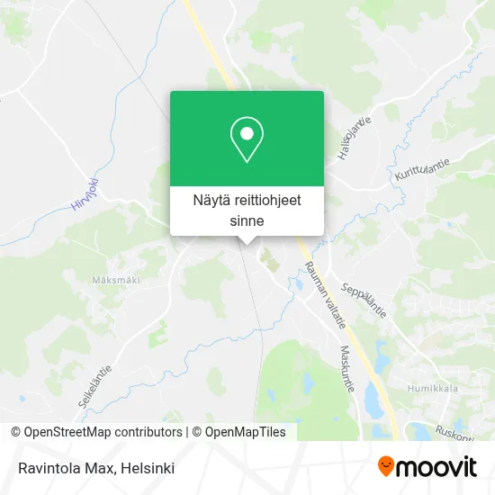 Ravintola Max kartta