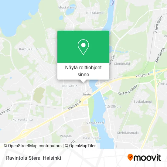 Ravintola Stera kartta