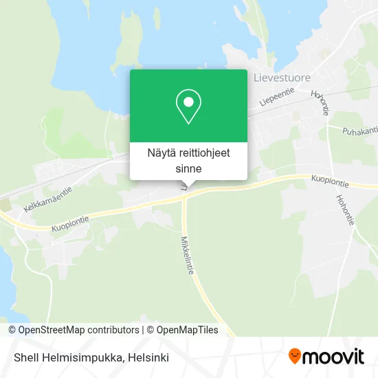 Shell Helmisimpukka kartta