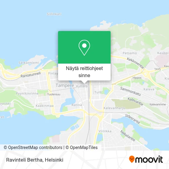 Ravinteli Bertha kartta