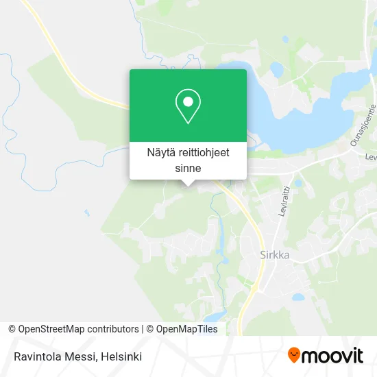 Ravintola Messi kartta