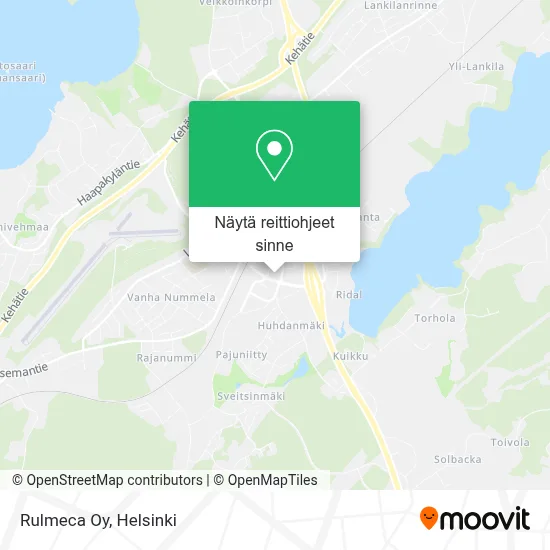 Rulmeca Oy kartta
