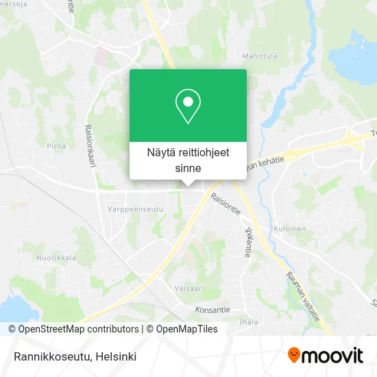 Rannikkoseutu kartta