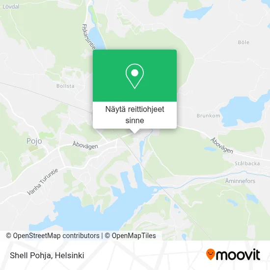 Shell Pohja kartta