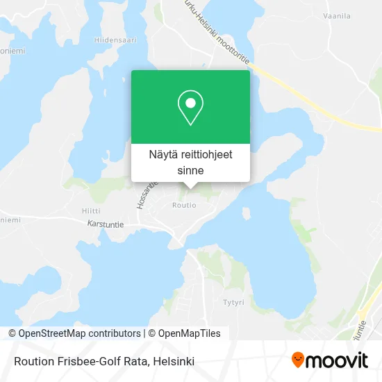 Roution Frisbee-Golf Rata kartta