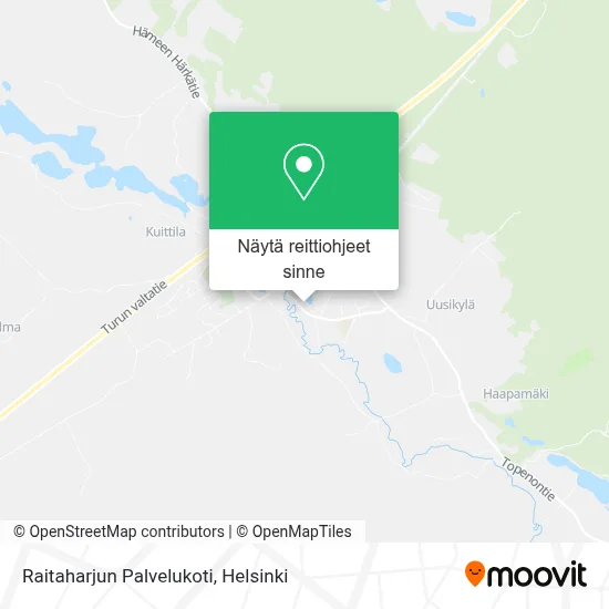 Raitaharjun Palvelukoti kartta