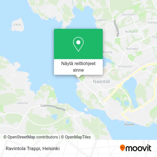 Ravintola Trappi kartta