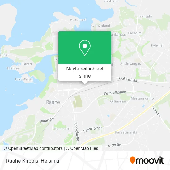 Raahe Kirppis kartta