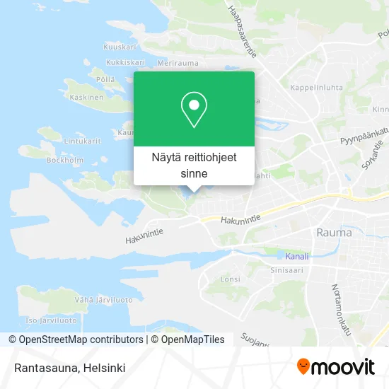 Rantasauna kartta