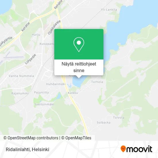 Ridalinlahti kartta
