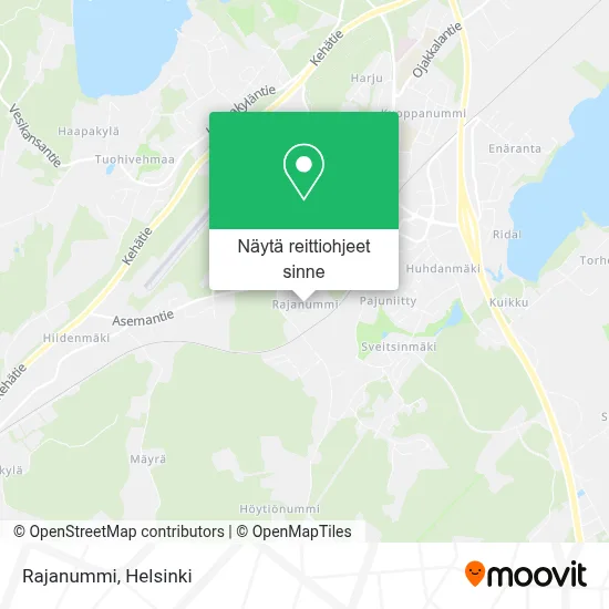 Rajanummi kartta
