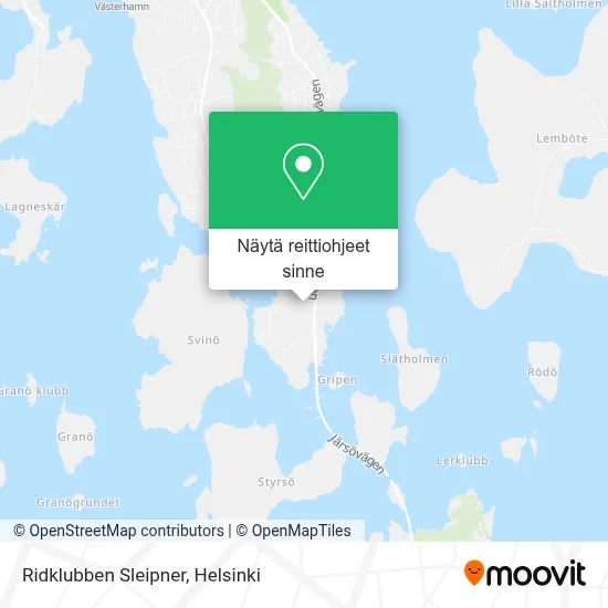 Ridklubben Sleipner kartta