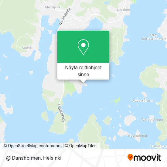@ Dansholmen kartta