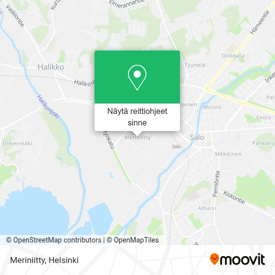 Meriniitty kartta