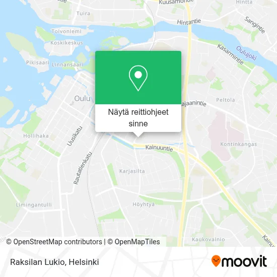 Raksilan Lukio kartta