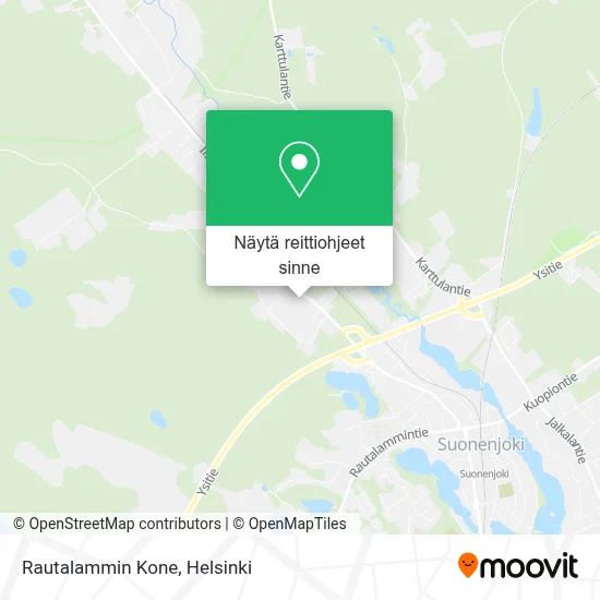 Rautalammin Kone kartta