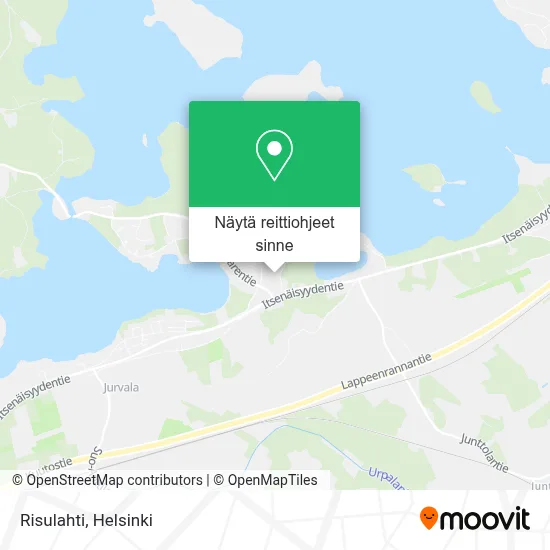 Risulahti kartta