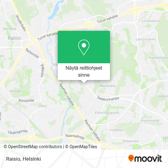 Raisio kartta