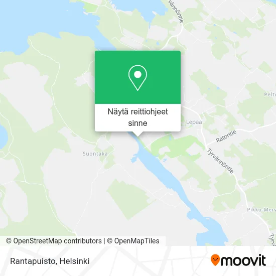 Rantapuisto kartta