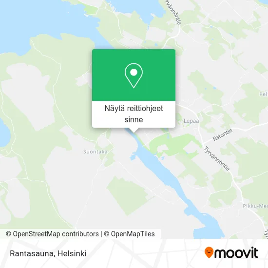 Rantasauna kartta