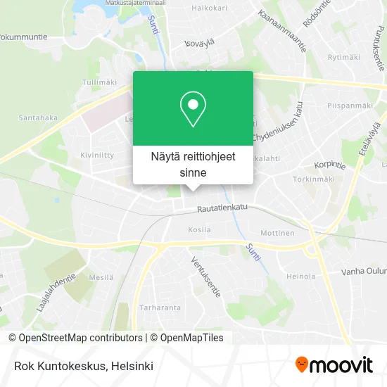 Rok Kuntokeskus kartta