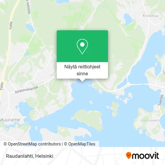 Raudanlahti kartta