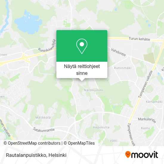 Rautalanpuistikko kartta