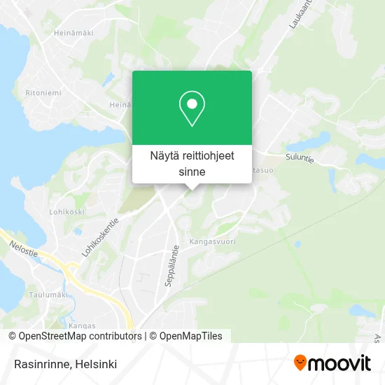 Rasinrinne kartta