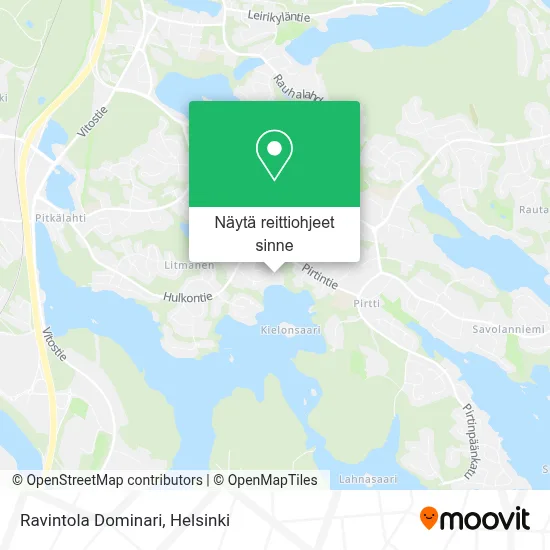 Ravintola Dominari kartta