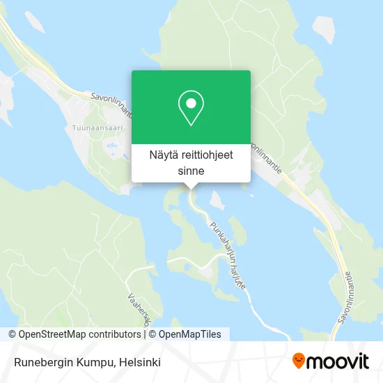 Runebergin Kumpu kartta