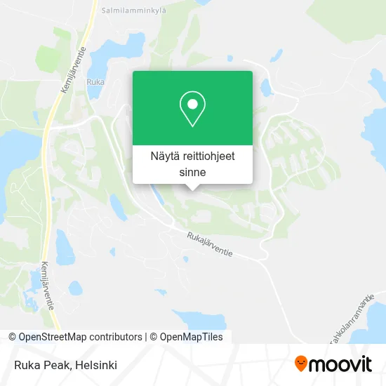 Ruka Peak kartta