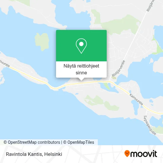 Ravintola Kantis kartta