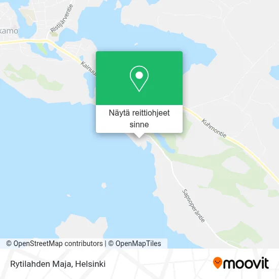 Rytilahden Maja kartta