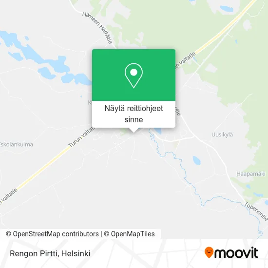 Rengon Pirtti kartta