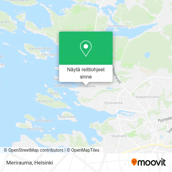 Merirauma kartta