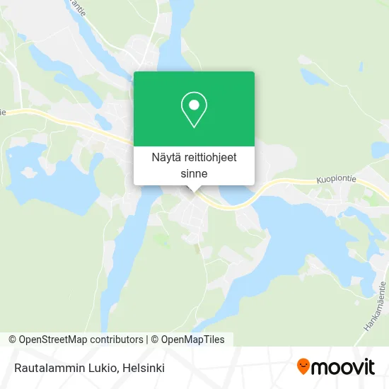 Rautalammin Lukio kartta