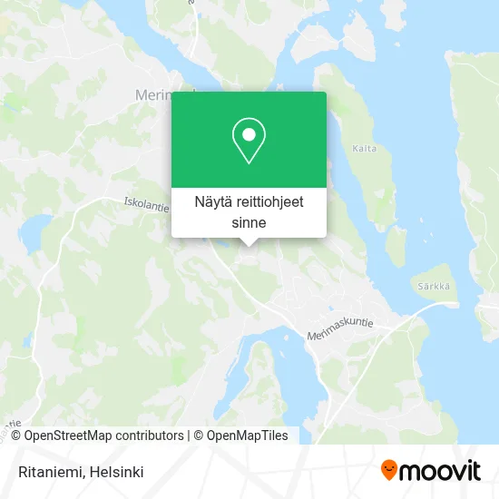 Ritaniemi kartta