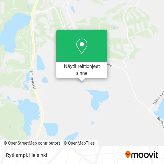 Rytilampi kartta