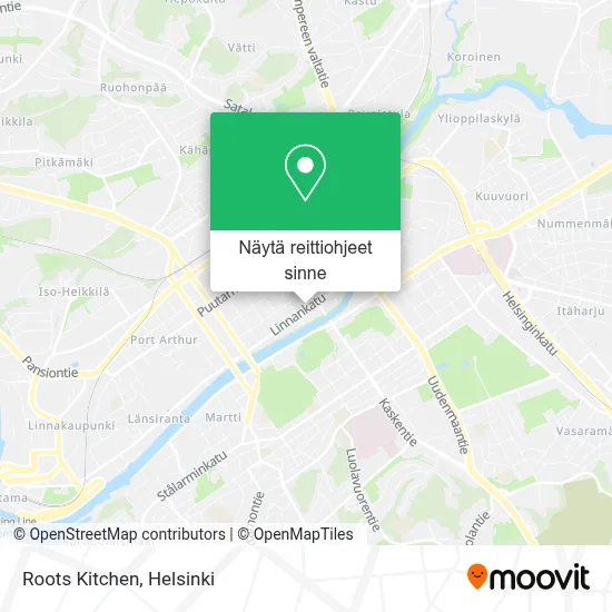 Roots Kitchen kartta