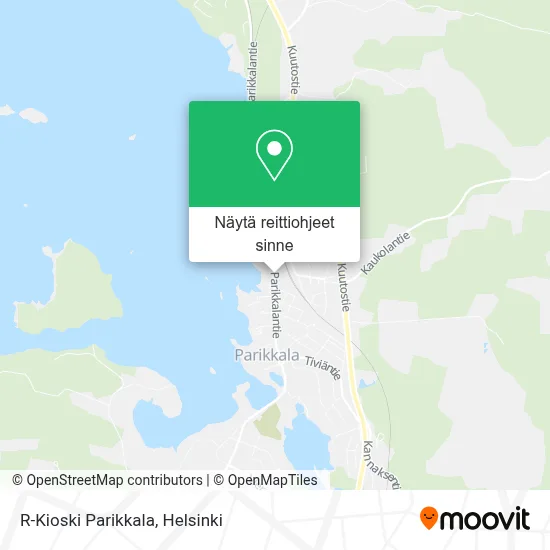 R-Kioski Parikkala kartta